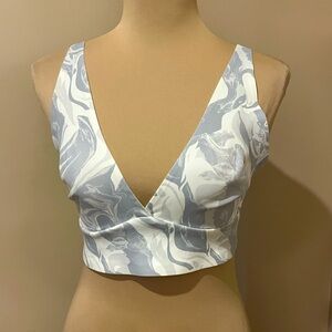 Auden Gray and White Women's Bra, size M
